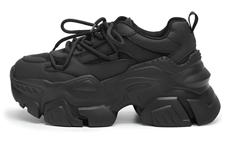 C°BANNER Thick Sole Casual 'Dad Shoes Black'