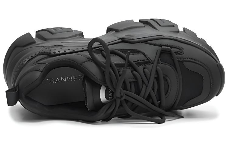 C°BANNER Thick Sole Casual 'Dad Shoes Black' 圖 3