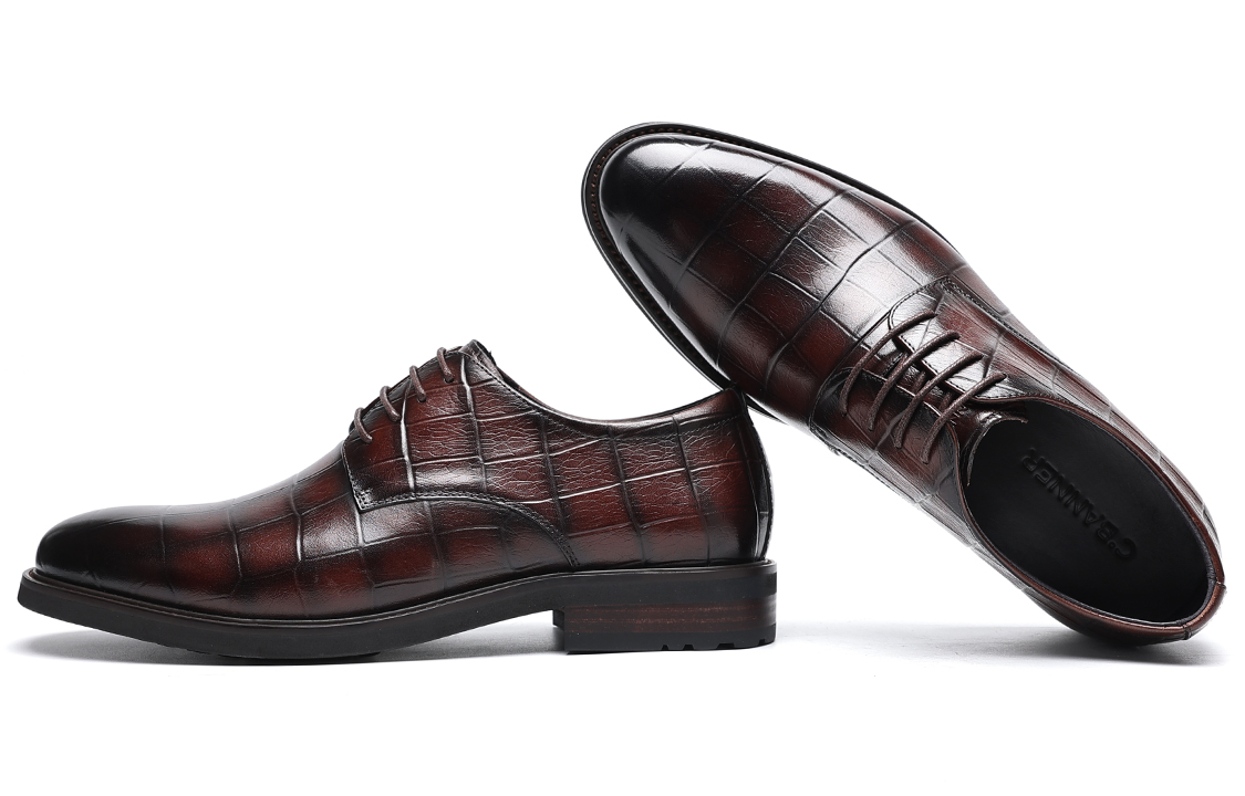 C°BANNER Top Layer Cowhide 'Brown' Business Dress Shoes 圖 2