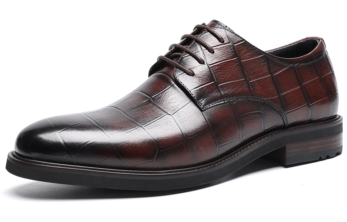 C°BANNER Top Layer Cowhide 'Brown' Business Dress Shoes 圖 3