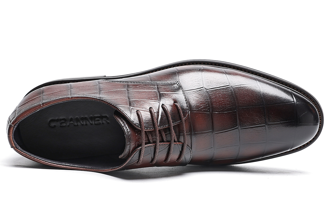C°BANNER Top Layer Cowhide 'Brown' Business Dress Shoes 圖 4