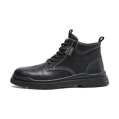 C°BANNER Workwear Leather Outdoor Boots 'British Black'