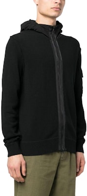 C.P. 컴퍼니 블랙 풀집 후드 재킷 롱슬리브 솔리드 핏 14CMKN185A005367M999 Purchase C.P. 컴퍼니 블랙 풀집 후드 재킷 롱슬리브 솔리드 핏 14CMKN185A005367M999