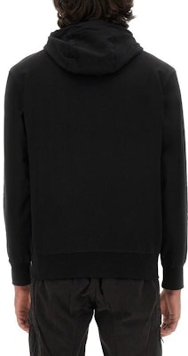 C.P. Company Hoodie Hitam Lengan Panjang Warna Polos Pullover CLSS033A006452W999 Lookbook C.P. Company Hoodie Hitam Lengan Panjang Warna Polos Pullover CLSS033A006452W999