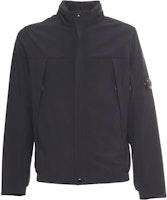 C.P. Company Black Solid Color Zip-Up Hooded Jacket. 14CMOW036A005968A888 C.P. Company Black Solid Color Zip-Up Hooded Jacket. 14CMOW036A005968A888