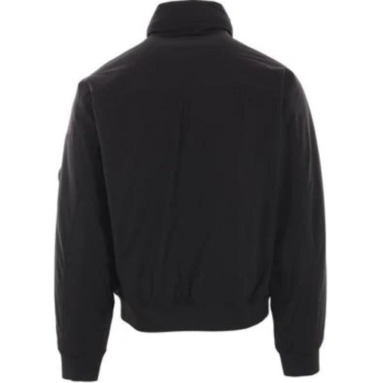 Lookbook C.P. カンパニー ブラック ジップアップ スタンドカラー ジャケット. CMOW105A004117A999