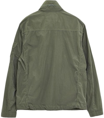 C.P. Company Jaket Hijau Full-Zip Kerah Standar Warna Polos. 16CMOW012A005904G627 Lookbook C.P. Company Jaket Hijau Full-Zip Kerah Standar Warna Polos. 16CMOW012A005904G627