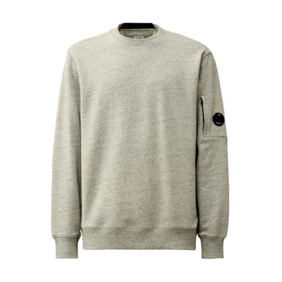 C.P. Company Grey Crewneck Pullover Loose Fit Sweatshirt. CMSS023A005086WM94