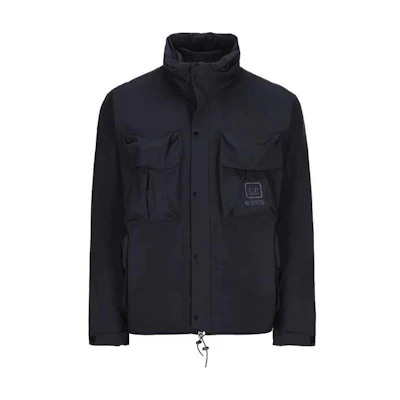 C.P. Company High Neck Zip-Up Jacket Navy Blue. 15CLOW007A005967A888