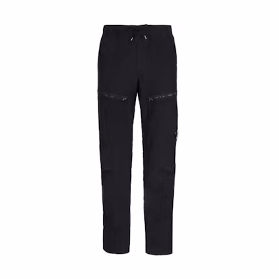 C.P. Company Relaxed Tapered Casual Pants Black Solid Color. CMPA126A005991G999