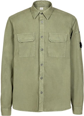 C.P. Company Kemeja Lengan Panjang Solid Bronze Green. 14CMSH157A002824G648 Buy C.P. Company Kemeja Lengan Panjang Solid Bronze Green. 14CMSH157A002824G648