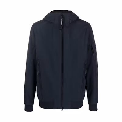 C.P. Company Solid Color Slim Fit Zip-Up Hoodie Jacket. 15CMOW003A006097A888