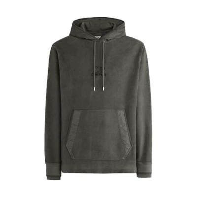 C.P. Company Adjustable Hooded Long-Sleeve Hoodie Green CMSS262A006614G670