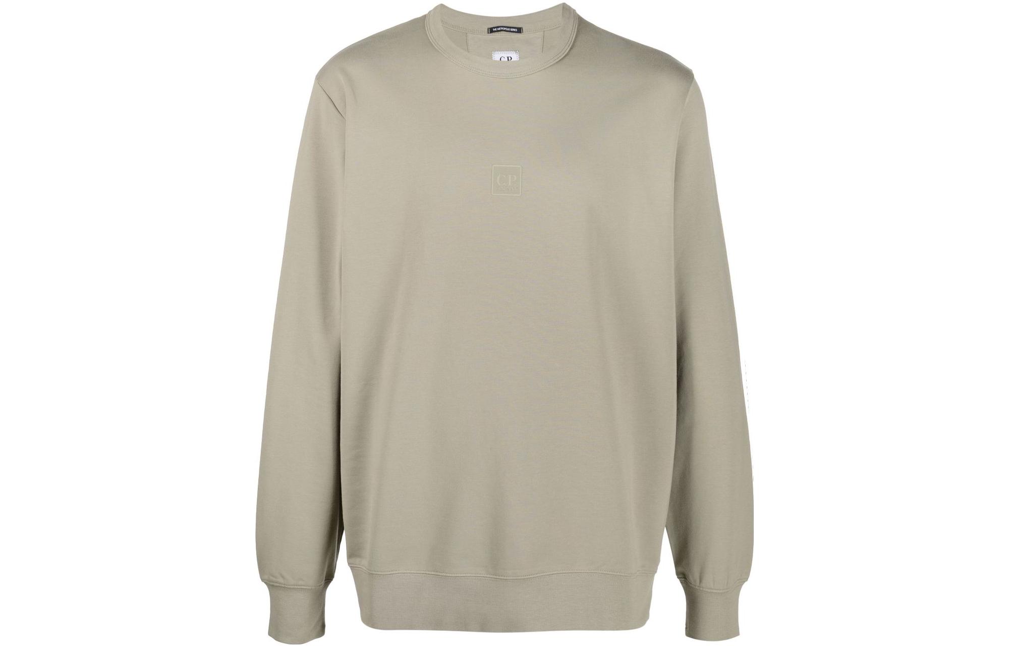 C.P. Company Army Green Crewneck Pullover Long Sleeve Sweatshirt 15CLSS230A006452W335