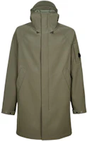 C.P. Company Army Green Mid-length Solid Color Hooded Jacket 13CMOW233A006097A669 C.P. Company Army Green Mid-length Solid Color Hooded Jacket 13CMOW233A006097A669