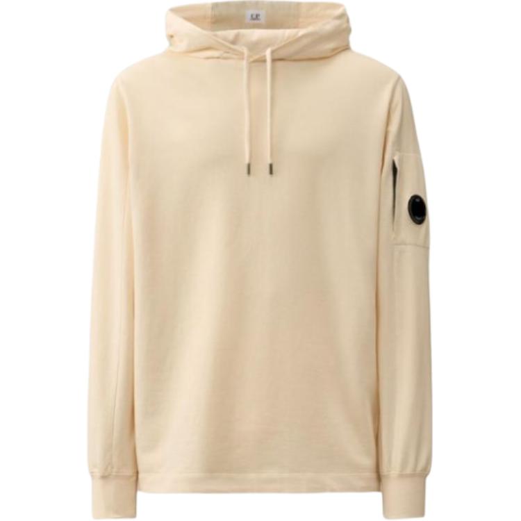 C.P. Company Beige Pullover Hoodie Long Sleeve 16CMSS033A002246G402