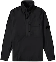 C.P. Company Black Half-Zip Pullover Jacket 13CMSH190A006069G999 C.P. Company Black Half-Zip Pullover Jacket 13CMSH190A006069G999