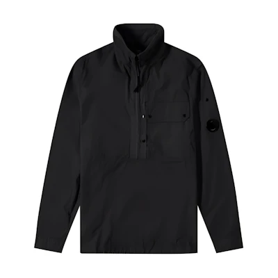 C.P. Company Black Half-Zip Pullover Jacket 13CMSH190A006069G999