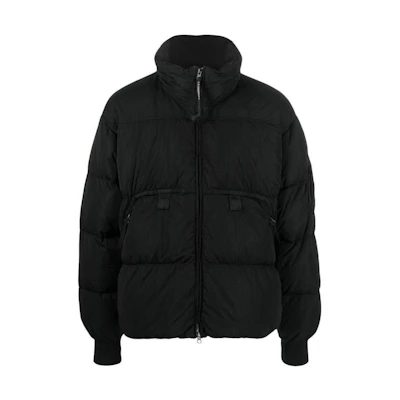 C.P. Company Black High-Neck Casual Loose-Fit Jacket 15CMOW175A006369G-999