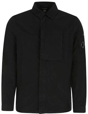 C.P. Company Jaket Baju Lengan Panjang Hitam dengan Penutup Tersembunyi 11CMSH254A002824G-999 Buy C.P. Company Jaket Baju Lengan Panjang Hitam dengan Penutup Tersembunyi 11CMSH254A002824G-999