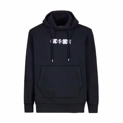 C.P. Company Black Loose Fit Solid Color Long Sleeve Sweatshirt CMSS359A005623G999