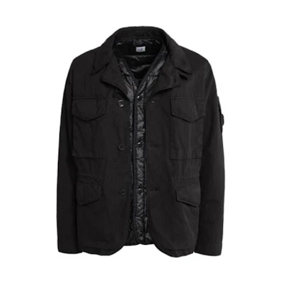 C.P. Company Black Multi-Pocket Long Sleeve Jacket CMOW277A005966G999