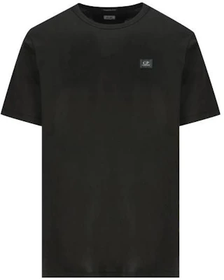 C.P. Company Black Short Sleeve Crewneck Logo T-Shirt 15CMTS142A006374G999 Buy C.P. Company Black Short Sleeve Crewneck Logo T-Shirt 15CMTS142A006374G999
