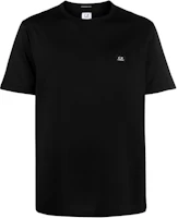 C.P. Company Black Slim Fit Crewneck T-Shirt with Embroidered Logo 16CMTS087A006374G999 C.P. Company Black Slim Fit Crewneck T-Shirt with Embroidered Logo 16CMTS087A006374G999