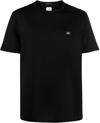 C.P. Company Black Slim Fit Crewneck T-Shirt with Embroidered Logo 16CMTS087A006374G999 Buy C.P. Company Black Slim Fit Crewneck T-Shirt with Embroidered Logo 16CMTS087A006374G999
