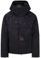 C.P. Company Black Solid Logo Patch Jacket 15CLOW011A006258A999 C.P. Company Black Solid Logo Patch Jacket 15CLOW011A006258A999