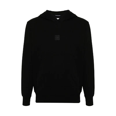 C.P. Company Black Solid Pullover Long Sleeve Sweatshirt 16CLSS366A006452W999