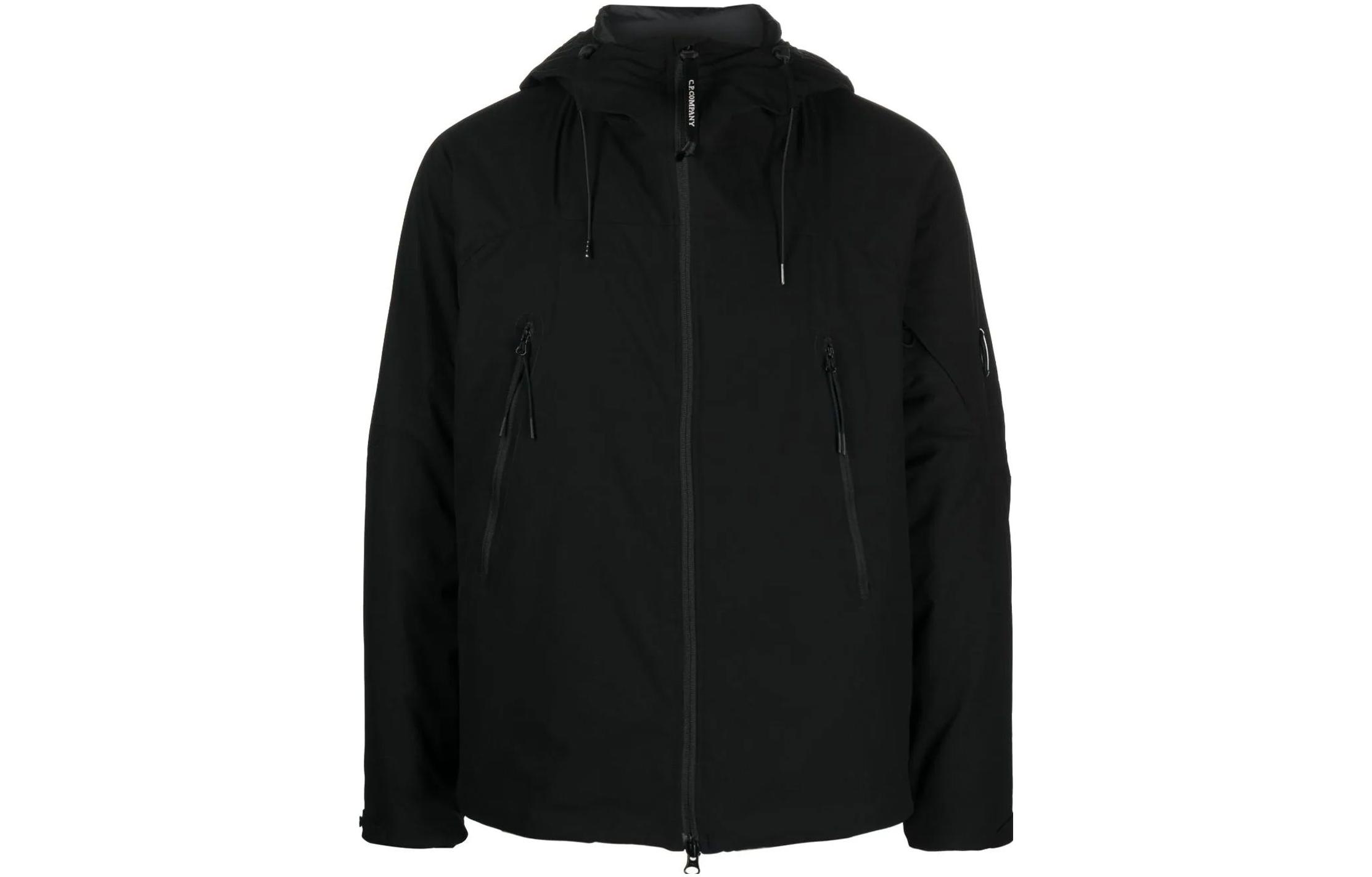 C.P. Company Black Zip-Up Hoodie Jacket 15CMOW025A004117A999