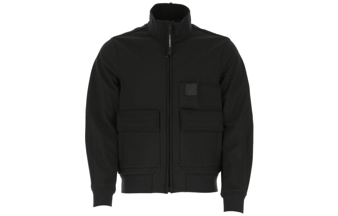 C.P. Company Black Zip Pocket Long Sleeve Jacket 11CMOW026A006097A-999