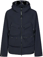 C.P. Company Blue Goggle Utility Jacket with Plain Pocket Unisex Hoodie Style 14CMOW037A005968A888 C.P. Company Blue Goggle Utility Jacket with Plain Pocket Unisex Hoodie Style 14CMOW037A005968A888