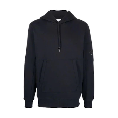 C.P. Company Blue Solid Color Casual Hoodie 12CMSS023A005086W-888