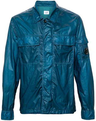 C.P. Company 蓝色纯色拉链翻领夹克 16CMSH113A110030G848 Buy C.P. Company 蓝色纯色拉链翻领夹克 16CMSH113A110030G848