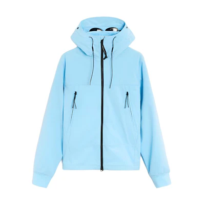 C.P. Company Blue Solid Front Zip Pocket Jacket 12CMOW001A005968A-832