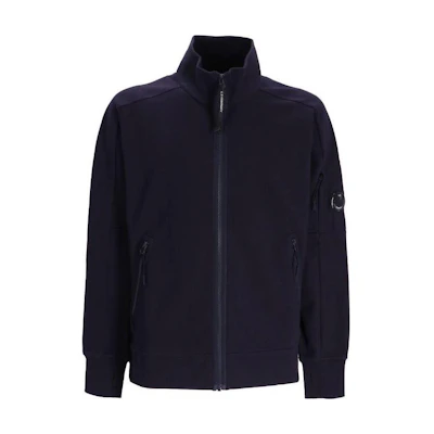 C.P. Company Blue Zip-Up Slim Fit Long Sleeve Jacket 15CMSS061A005086W888