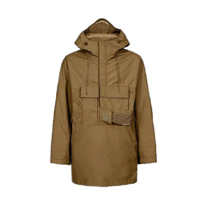 C.P. Company Brown Loose-Fit Solid Straight Jacket 13CMOW037A006352A318