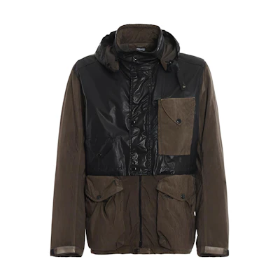 C.P. Company Brown Multi-Pocket Zip-Up Jacket 07CMOW041A005363M661