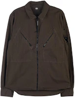 C.P. Company Brown Zip-Up Casual Long-Sleeve Jacket 12CMSH236A006272G683 C.P. Company Brown Zip-Up Casual Long-Sleeve Jacket 12CMSH236A006272G683