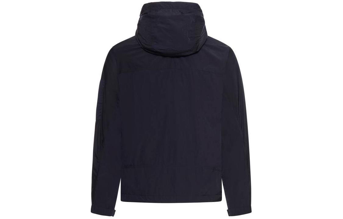 Lookbook C.P. カンパニー クロム-R フーディッド ジャケット ブラック フルジップ コート. 16CMOW036A005904G888