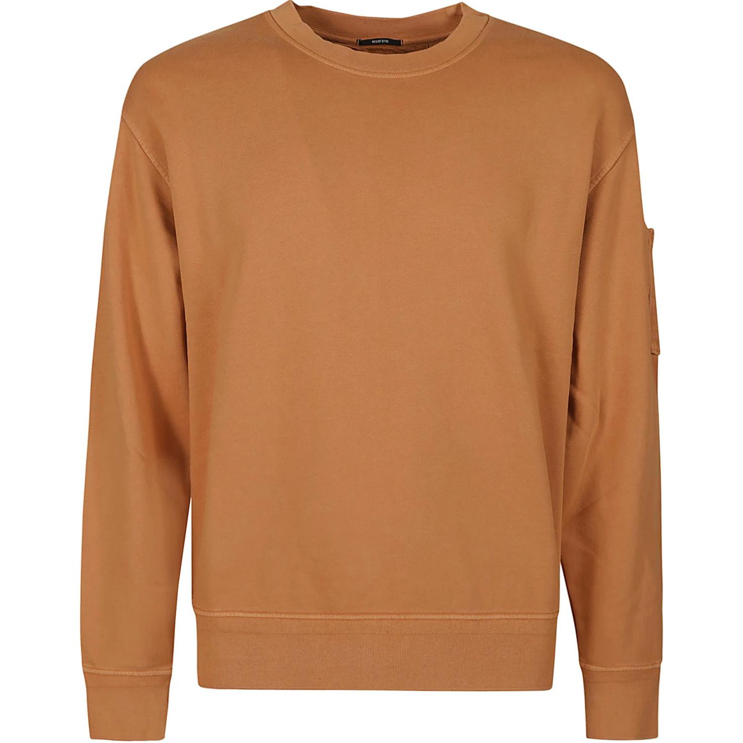 C.P. Company Cinnamon Crewneck Long-Sleeve Sweatshirt 16CMSS098A110044R-437