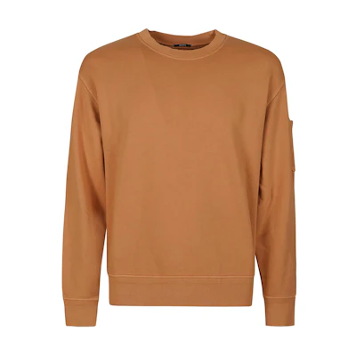 C.P. Company Cinnamon Crewneck Long-Sleeve Sweatshirt 16CMSS098A110044R-437