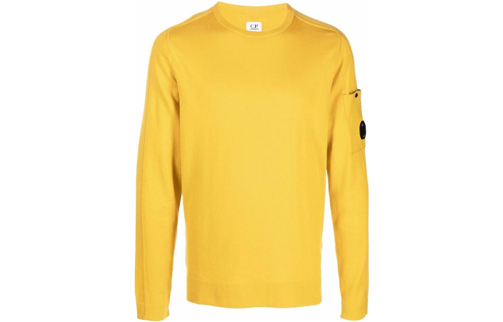 C.P. Company Crewneck Pullover Long Sleeve Sweatshirt 12CMKN128A004037A239