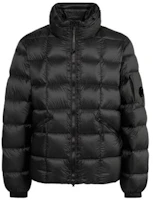 C.P. Company DD Shell Concealable Hood Down Jacket Black Unisex Zip-Up Jacket 15CMOW194A006099A999 C.P. Company DD Shell Concealable Hood Down Jacket Black Unisex Zip-Up Jacket 15CMOW194A006099A999