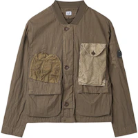 C.P. Company Fitted Zip-Up Baseball Collar Jacket Dark Gray 14CMOW219A006233G339 C.P. Company Fitted Zip-Up Baseball Collar Jacket Dark Gray 14CMOW219A006233G339