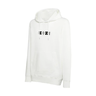 C.P. Company Fleece Logo Hoodie White () CMSS359A005623G103