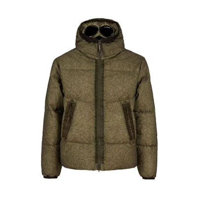 C.P. Company Full-Zip Hoodie Jacket - Solid Color, Loose Fit CMOW221A006022G683