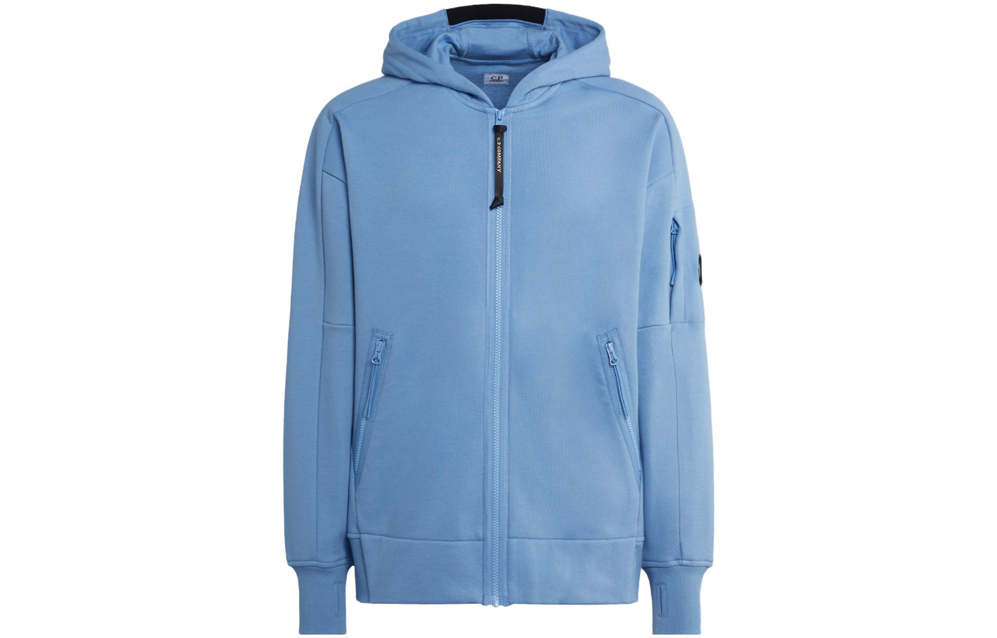 C.P. Company Full-Zip Hoodie with Lens Detail 15CMSS400A005086W818